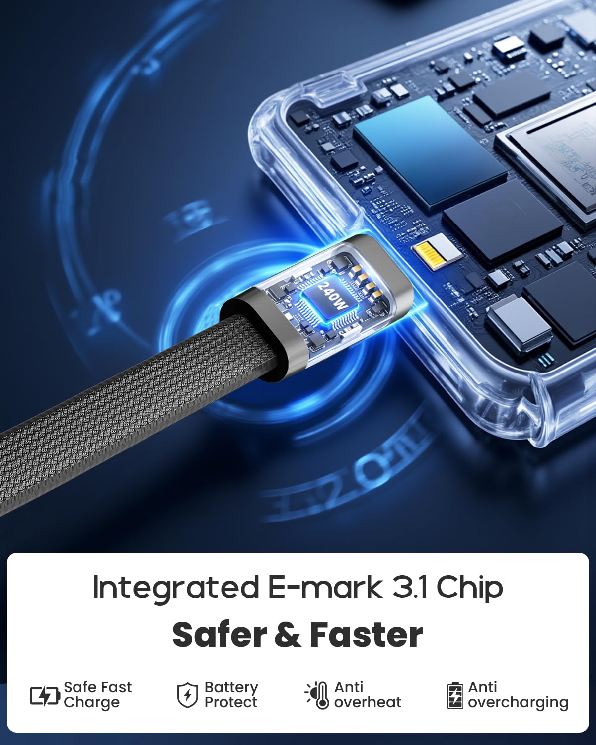 240W USB C to USB C Cable with Built-in Phone Stand, 4.9FT Sideways Phone Charger, T-Shaped 90 Degree Right Angle USB C Cable, 2 in 1 Invisible Holder Charger Cable with stand for iPhone MacBook iPad