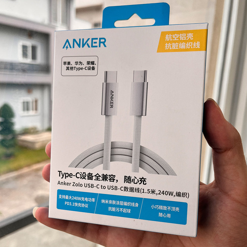 Anker Zolo Data Cables 1.5M 240w C to C