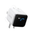 Anker Nano Charger 45W Smart Display – 180° Foldable USB-C Fast Charger with 60w cable