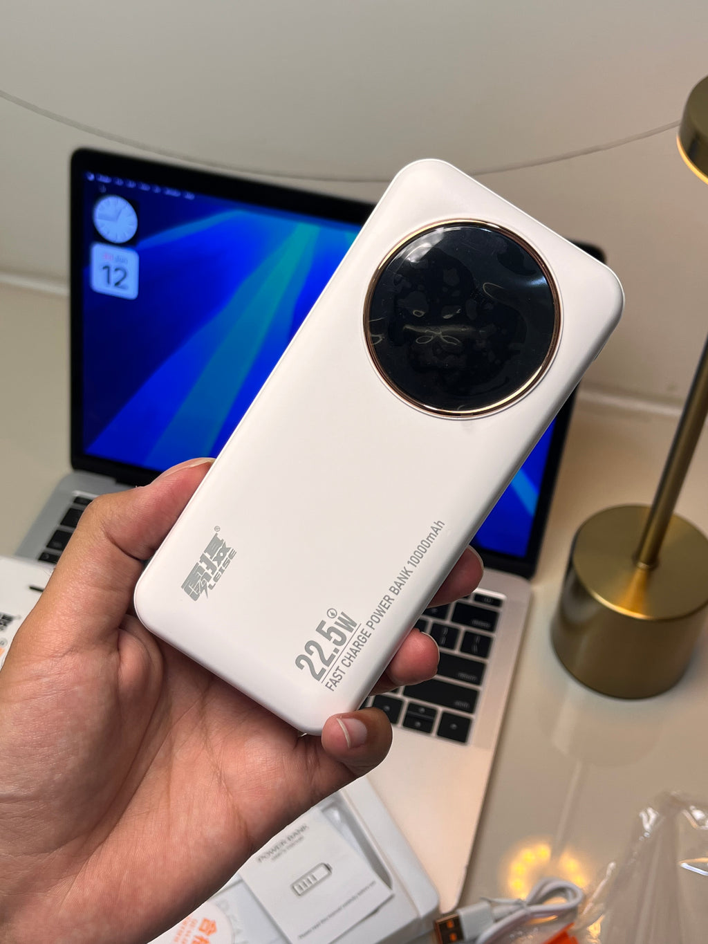 LEISE LS-R51E 10000mAh Power Bank 22.5W Fast Charging with Built-in 4 Cables & Digital Display | PD + QC Portable Charger for iPhone, Samsung & Android