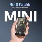 Orashare OT10CL Powerbank Built-in Cable 10000mAh Digital Display Transparent Mini