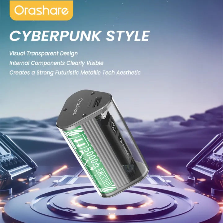 Orashare OT11 Transparent Mini Power bank 10000mAh 22.5W Super