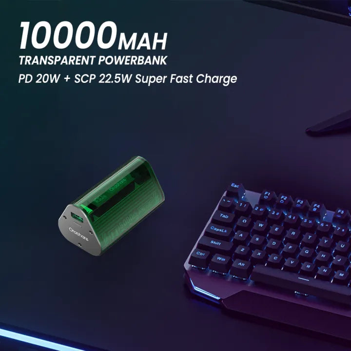 Orashare OT11 Transparent Mini Power bank 10000mAh 22.5W Super