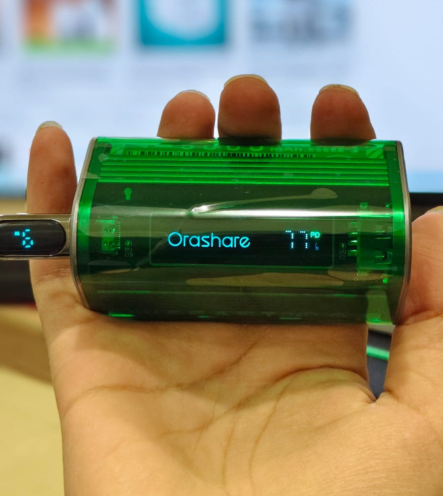 Orashare OT11 Transparent Mini Power bank 10000mAh 22.5W Super