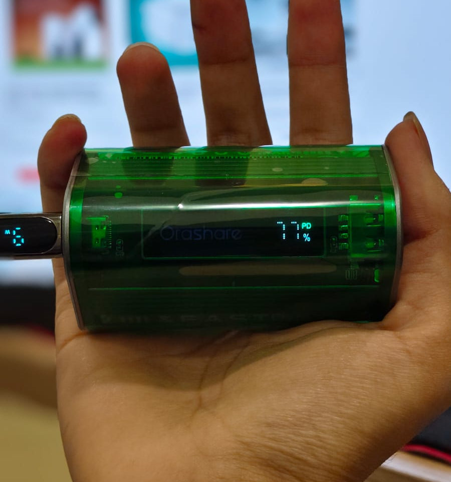 Orashare OT11 Transparent Mini Power bank 10000mAh 22.5W Super